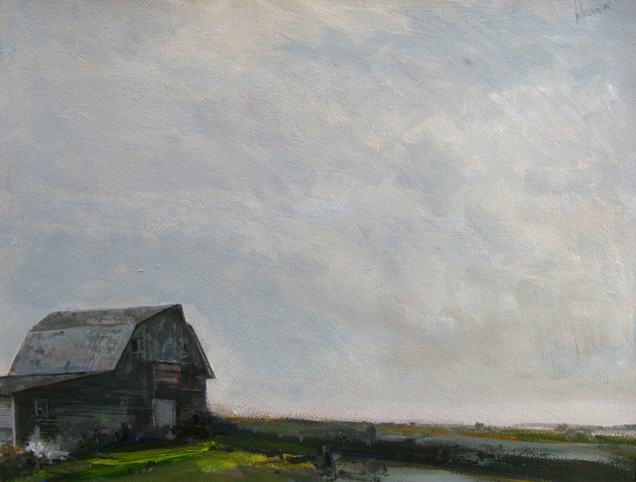 Turner County Barn Painting South Dakota Artist